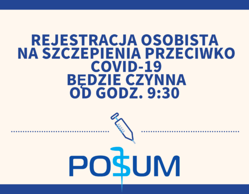 Rejestracja na szczepienia przeciw COVID-19