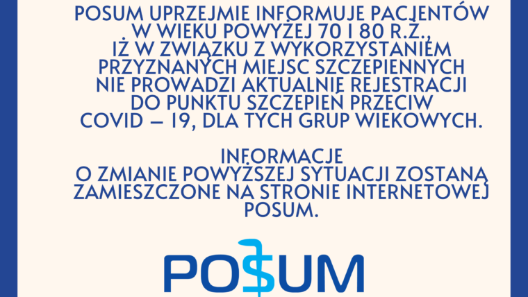 Rejestracja COVID-19 – najnowsze informacje